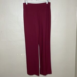Boston Proper Deep Red Straight Leg Pants